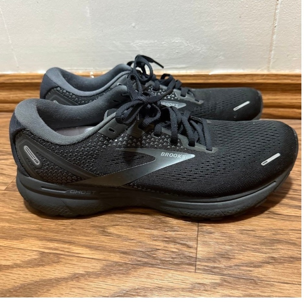 Brooks Black and Dark Gray Ghost women's Athletic Running Shoes
